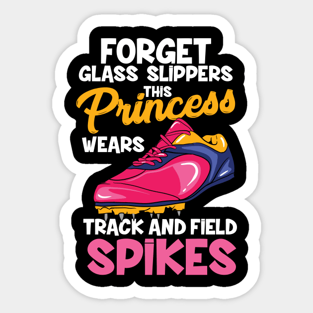 Sporty Woman Princess Wear Spikes Funny Sticker by shirtontour